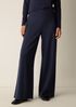 Washable Flex Ponte High Waisted Wide-Leg Pant