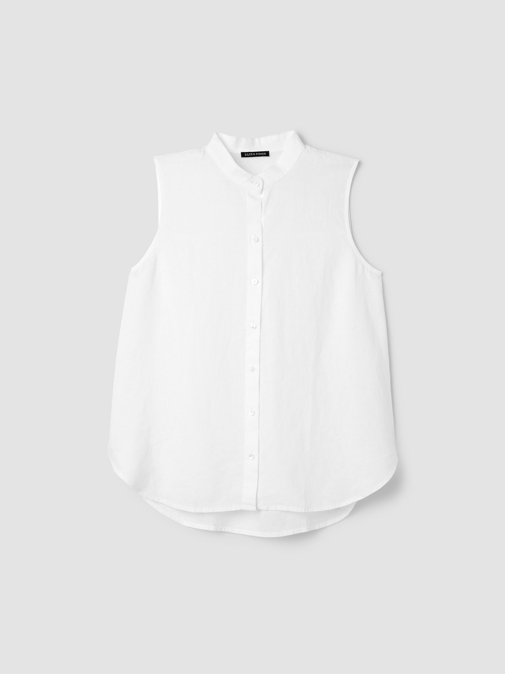 Organic Handkerchief Linen Sleeveless Shirt