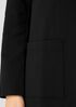 Cotton Ponte Long Blazer