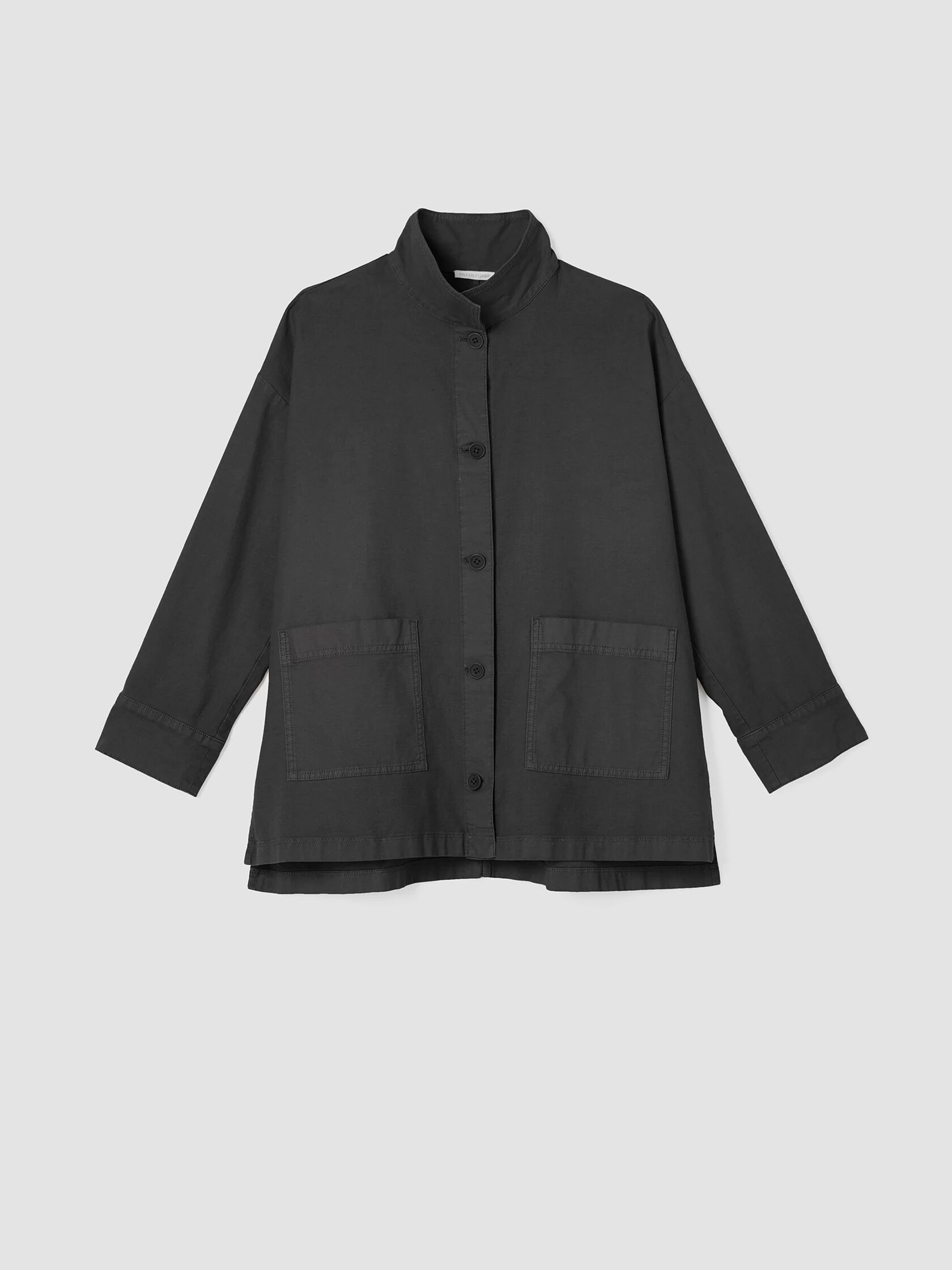 Organic Cotton Hemp Stand Collar Jacket