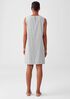 Organic Cotton Linen Ticking Stripe Dress