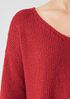 Peruvian Organic Cotton Crimp V-Neck Top
