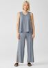 Fine Jersey Pant with Slits
