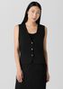 Silk Georgette Crepe Vest