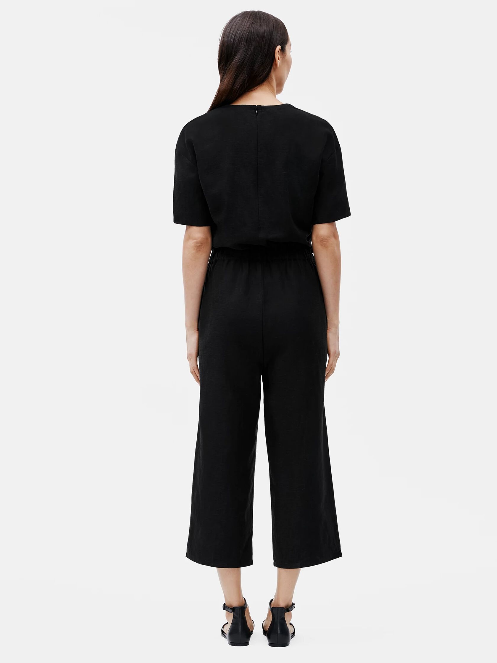 Tencel & Organic Linen Slub Jumpsuit