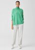 Cashmere Silk Bliss Turtleneck Box-Top