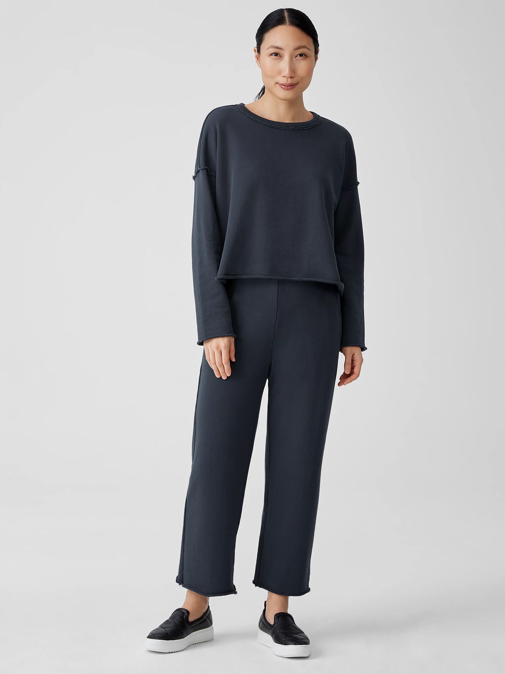 Organic Cotton French Terry Box-Top