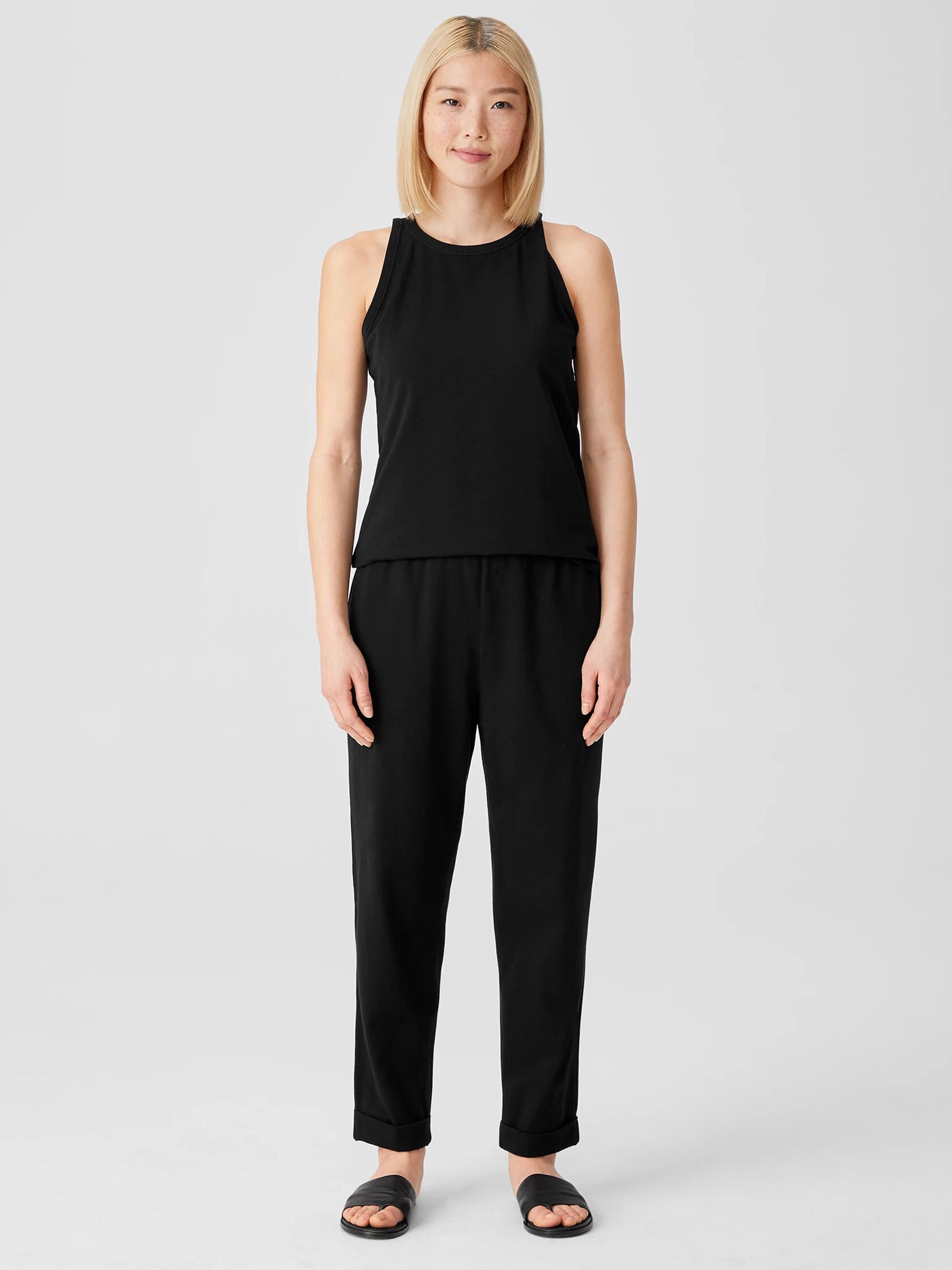 Traceable Cotton Jersey Pant | EILEEN FISHER