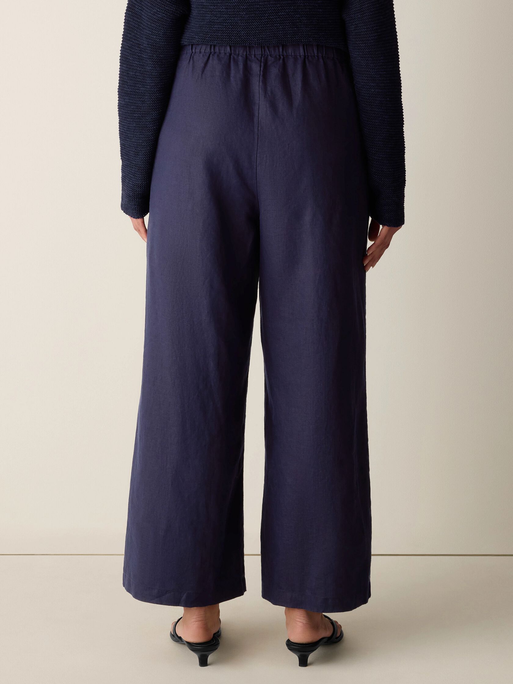 Organic Linen Wide-Leg Pant