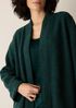 Lightweight Boiled Wool High Collar Jacket in Regenerative Wool
