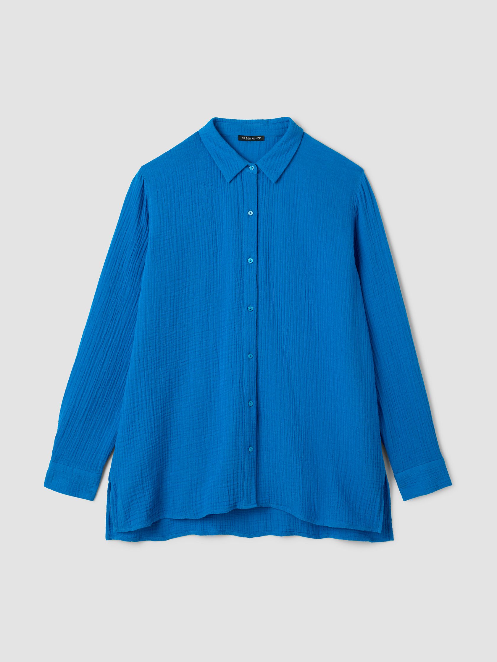 Organic Cotton Lofty Gauze Classic Collar Shirt