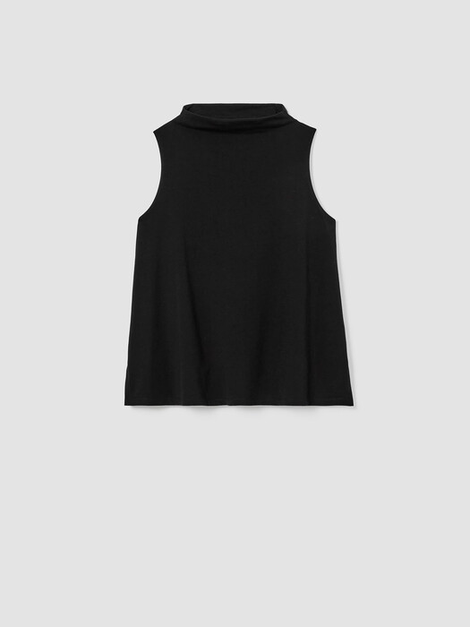 Traceable Cotton Jersey Funnel Neck Tank