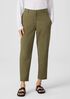 Organic Cotton Hemp Tapered Ankle Pant