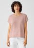 Organic Cotton Linen Slub Square Top