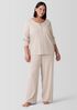 Mélange Organic Cotton Waffle Sleep Pant