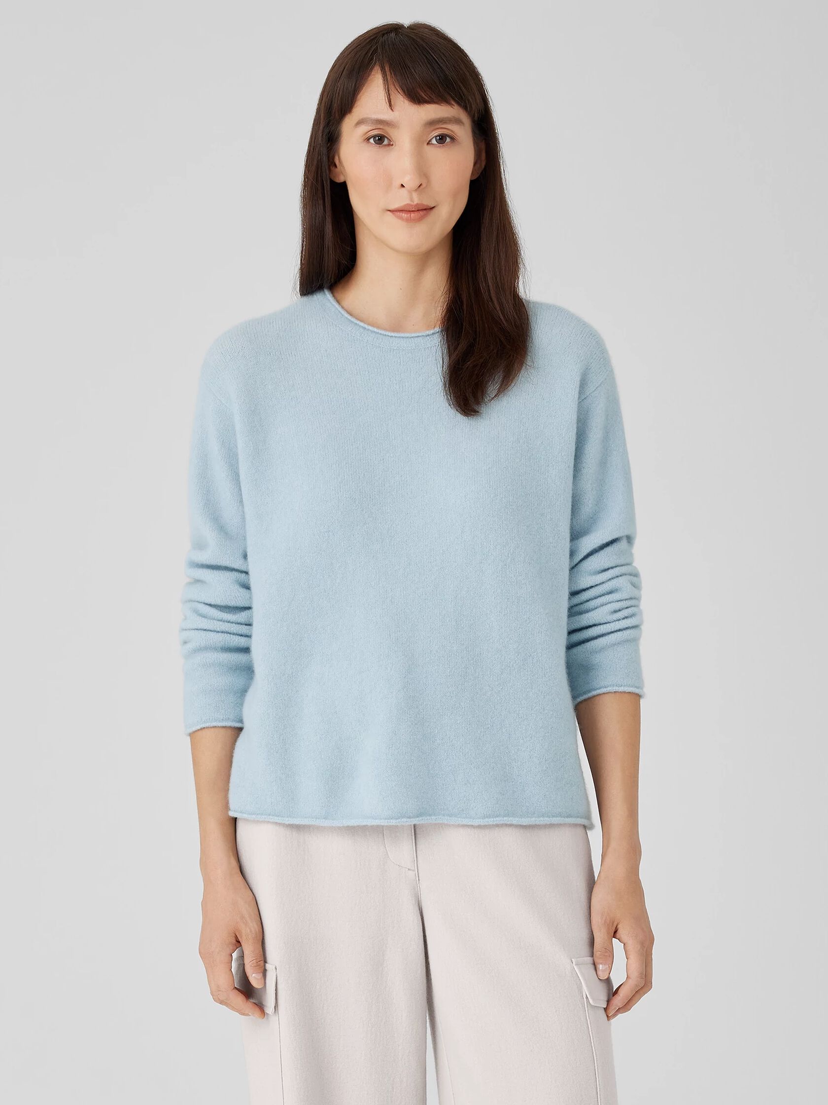 Cashmere Silk Bliss Crew Neck Top