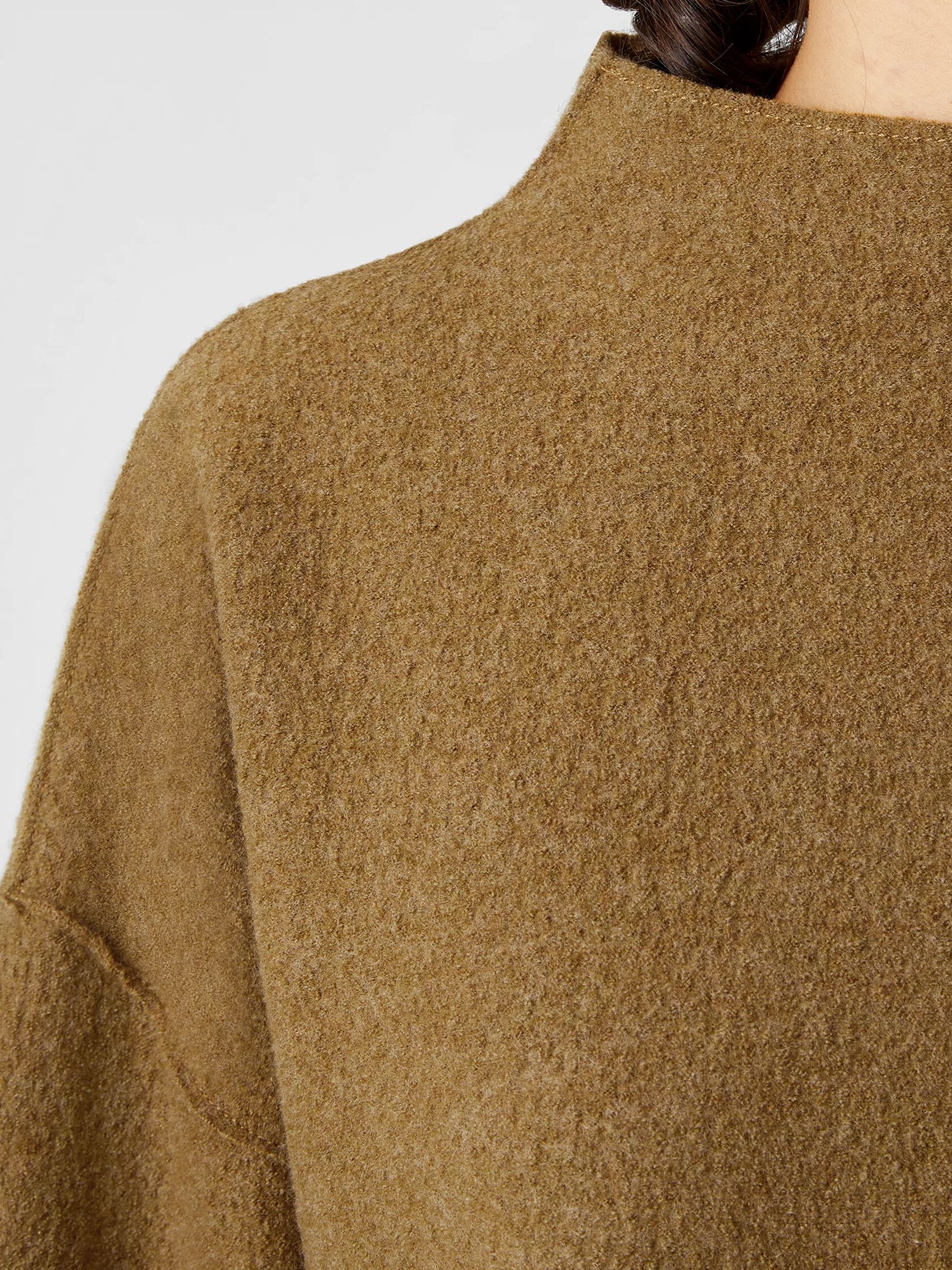 Lightweight Boiled Wool Top in Responsible Wool