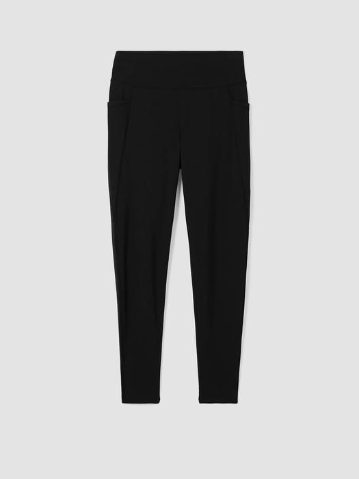 Buy Women's Super Combed Cotton Elastane Stretch Yoga Pants with Side  Zipper Pockets - Black Printed AA01