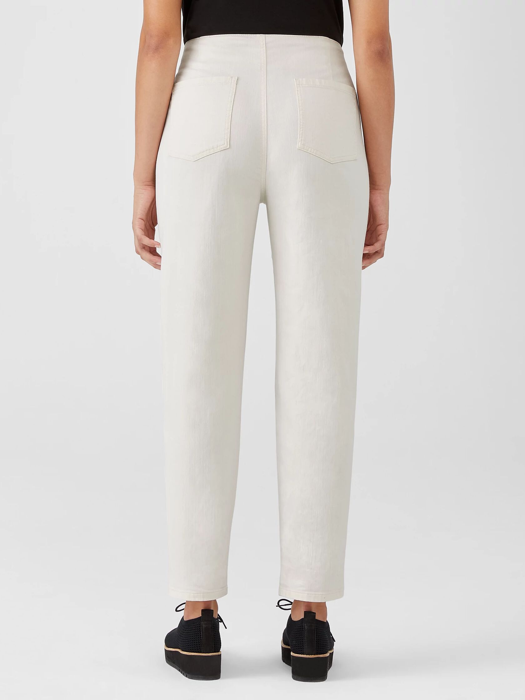 Undyed Organic Cotton Denim Tapered Pant