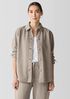 Garment-Dyed Utility Organic Cotton Shirt Jacket