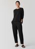 Pima Cotton Stretch Jersey Tapered Pant
