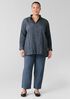Washable Stretch Crepe Straight Pant
