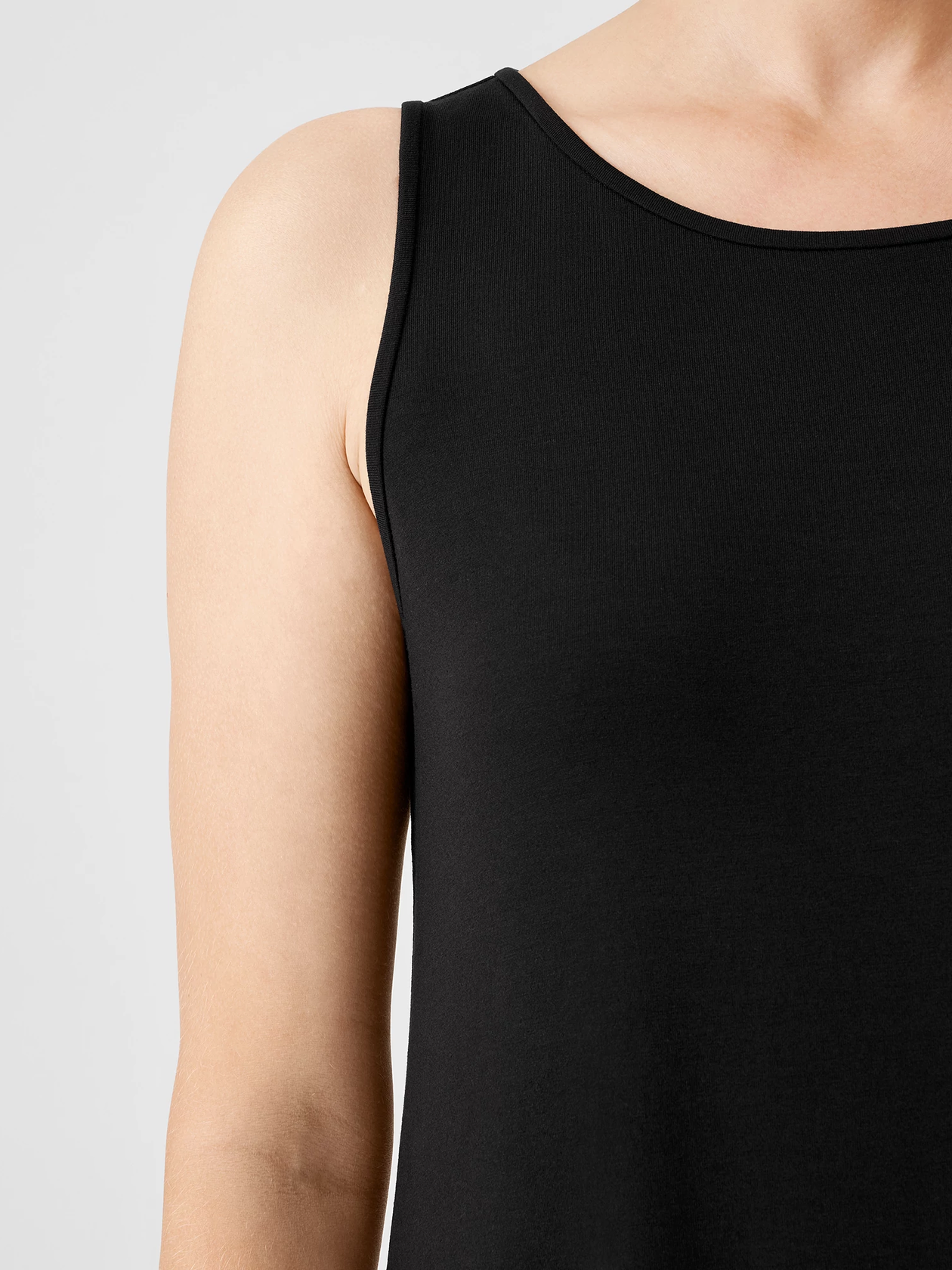 Stretch Jersey Knit Tank Dress EILEEN FISHER