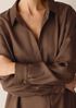 Silk Twill Classic Collar Shirt