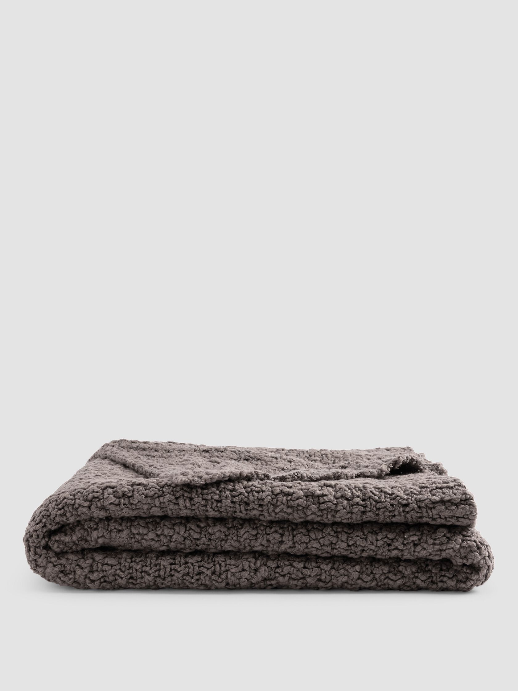 Peruvian Organic Cotton Lofty Slub Throw