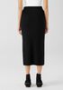 Merino Rib Pencil Skirt in Regenerative Wool