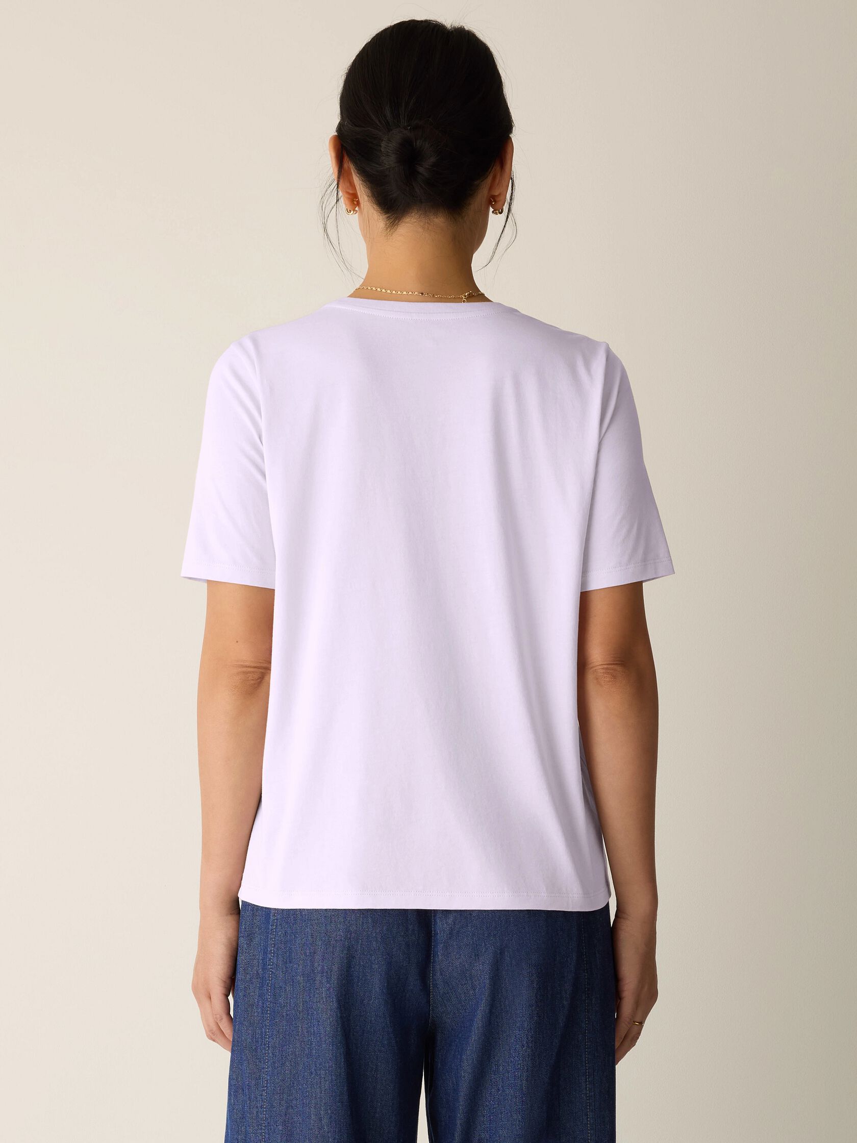 Organic Pima Cotton Jersey Round Neck Tee