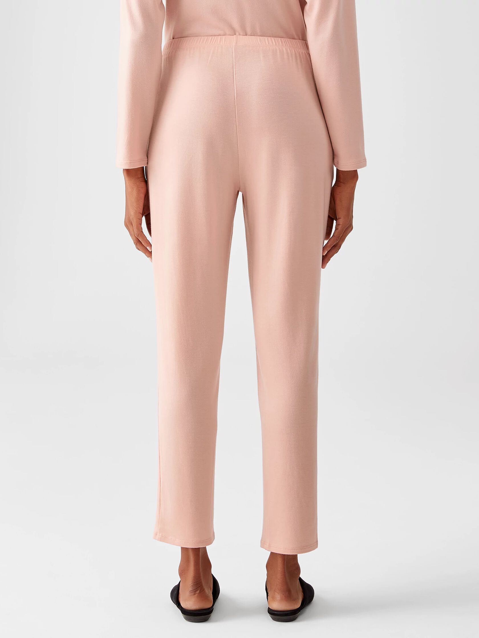 Stretch Terry Slouchy Cropped Pant