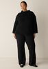 Peruvian Cotton Blend Funnel Neck Top