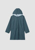 Organic Cotton Nylon Reversible Hooded Jacket