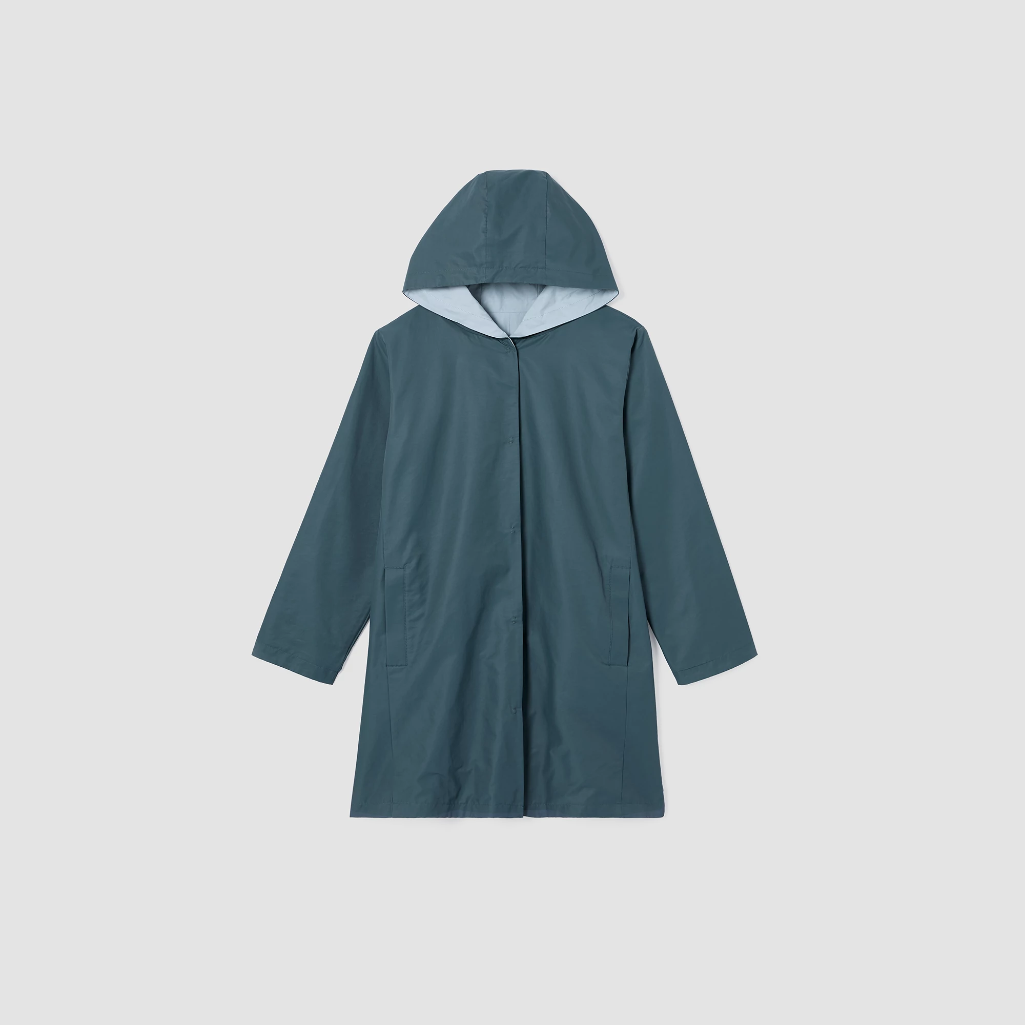 Organic Cotton Nylon Reversible Hooded 