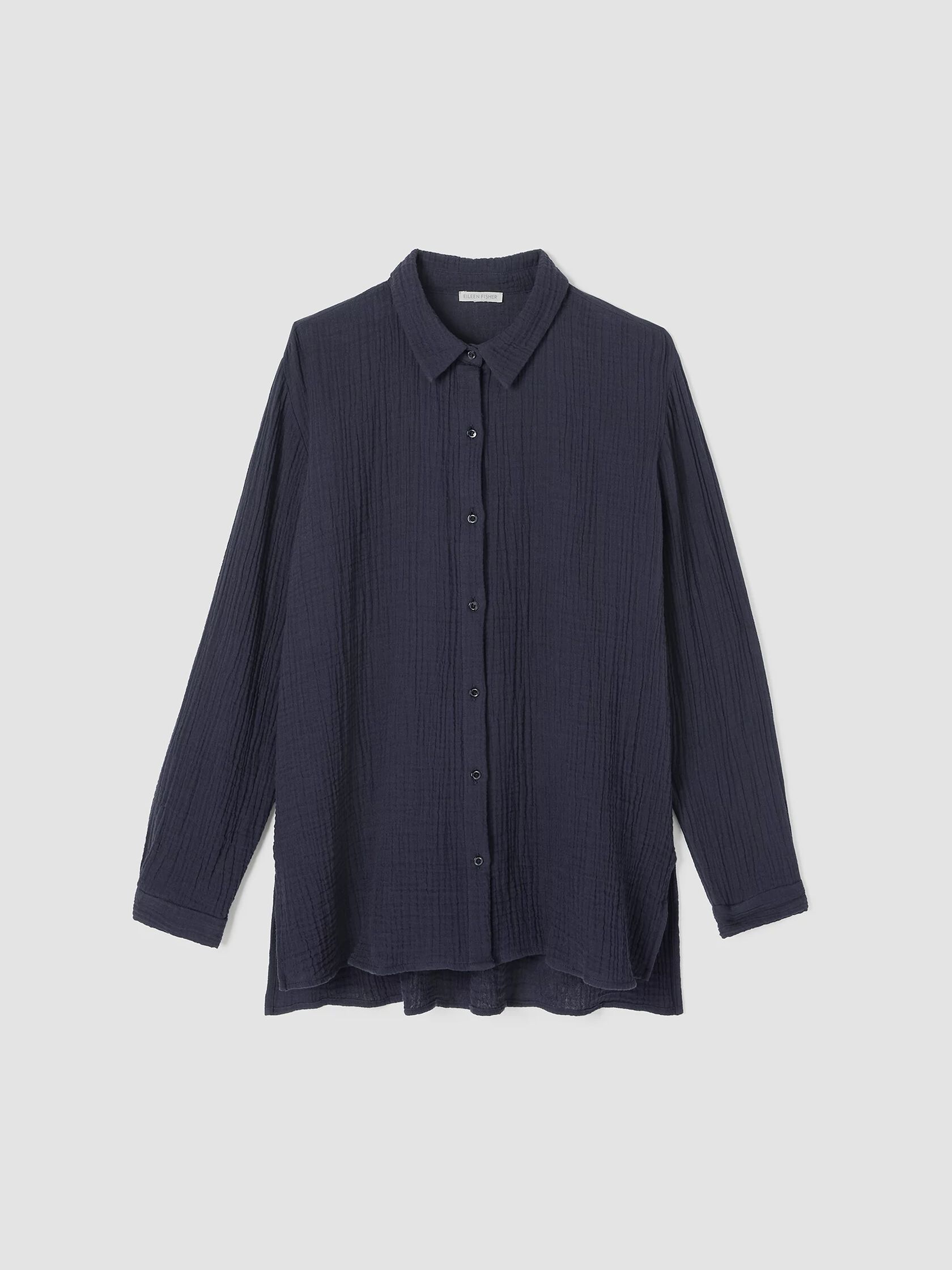 Organic Cotton Gauze Classic Collar Shirt