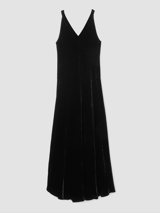 Velvet V-Neck Dress | EILEEN FISHER Velvet V-Neck Dress | EILEEN FISHER