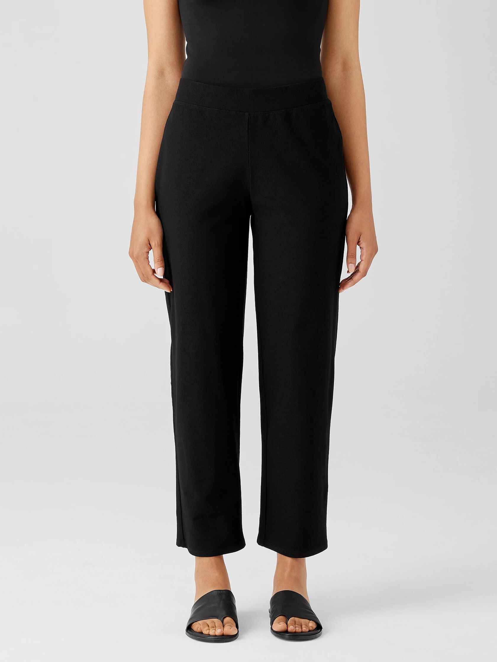 Washable Stretch Crepe Straight Pant | EILEEN FISHER