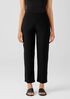 Washable Stretch Crepe Straight Pant