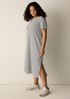 Striped Organic Cotton Slub Tee Dress