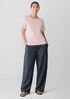 Organic Pima Cotton Jersey Round Neck Tee