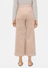 Cotton Corduroy Wide-Leg Ankle Pant