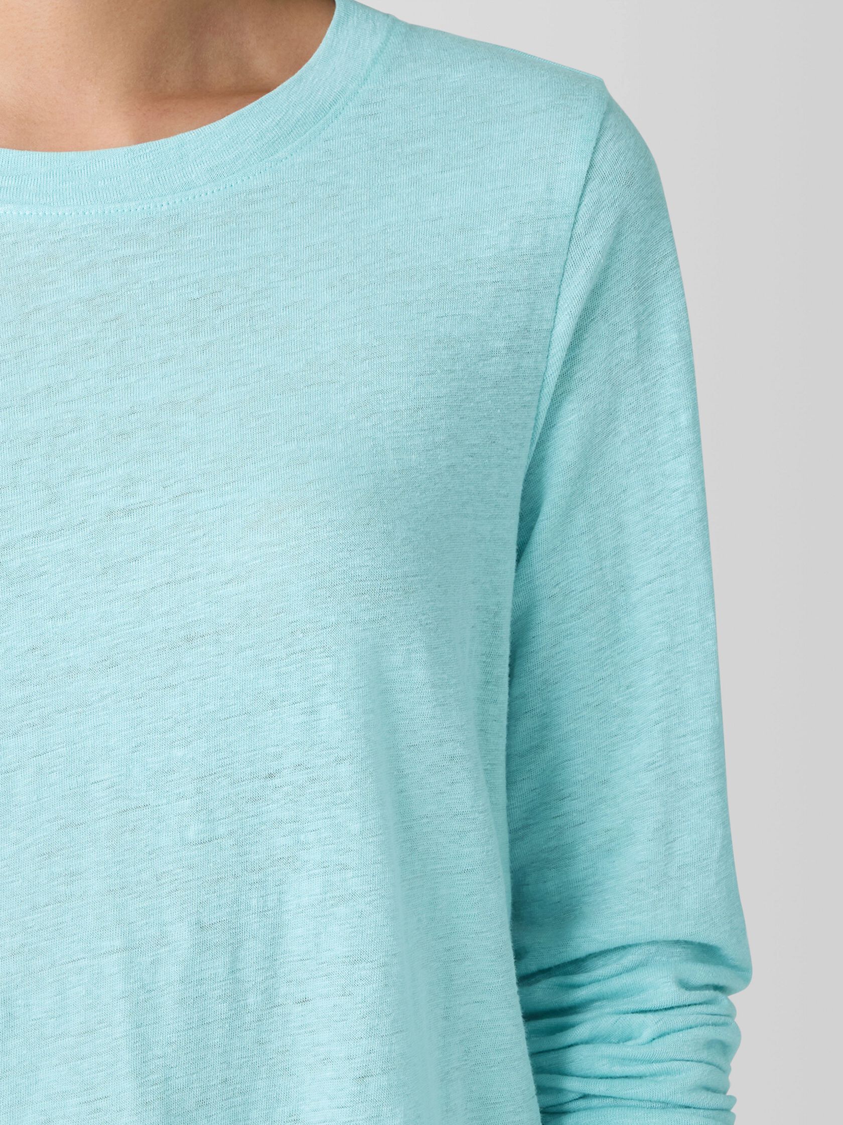 Organic Linen Jersey Long-Sleeve Tee