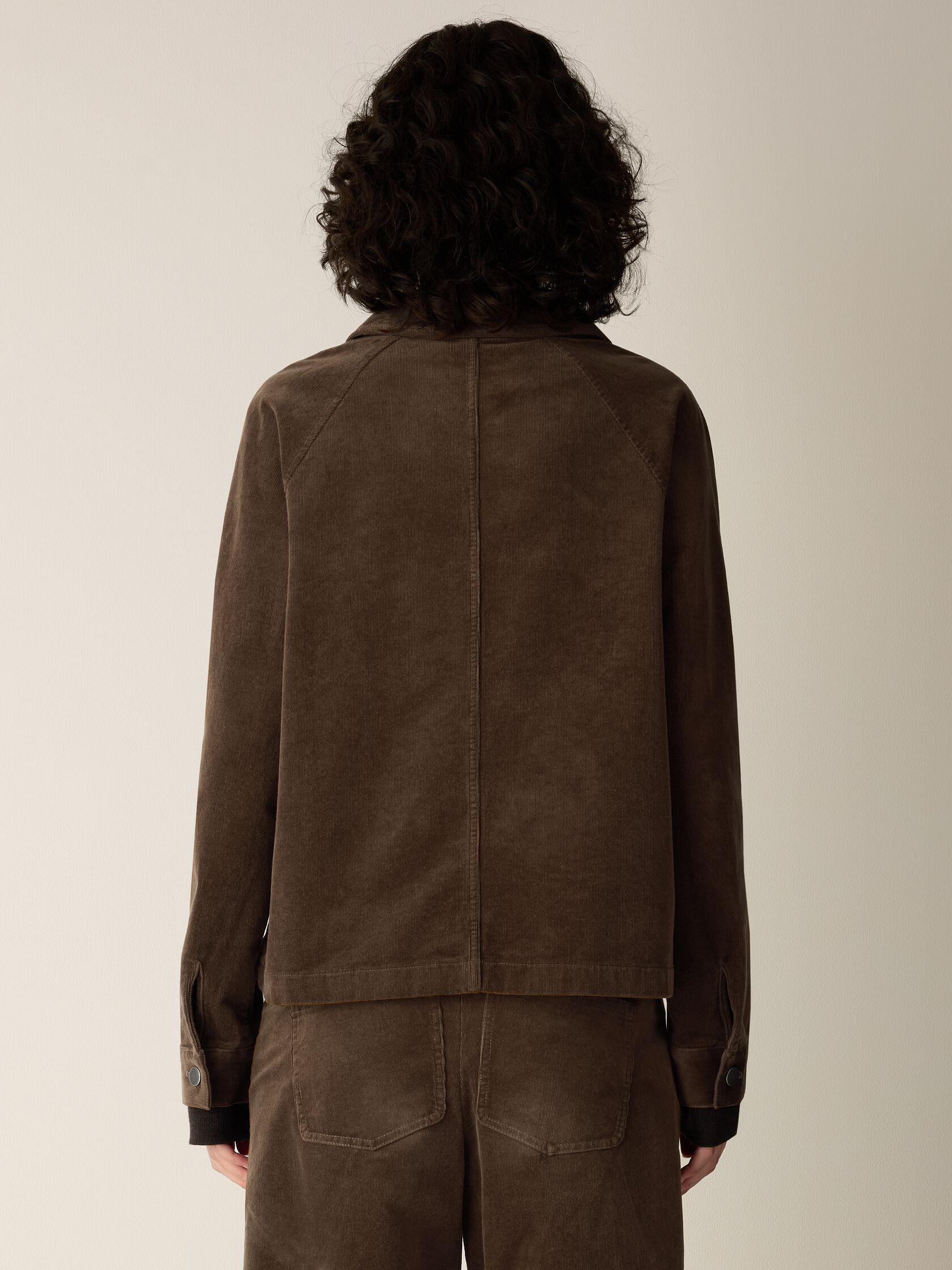 Organic Cotton Corduroy Classic Collar Jacket