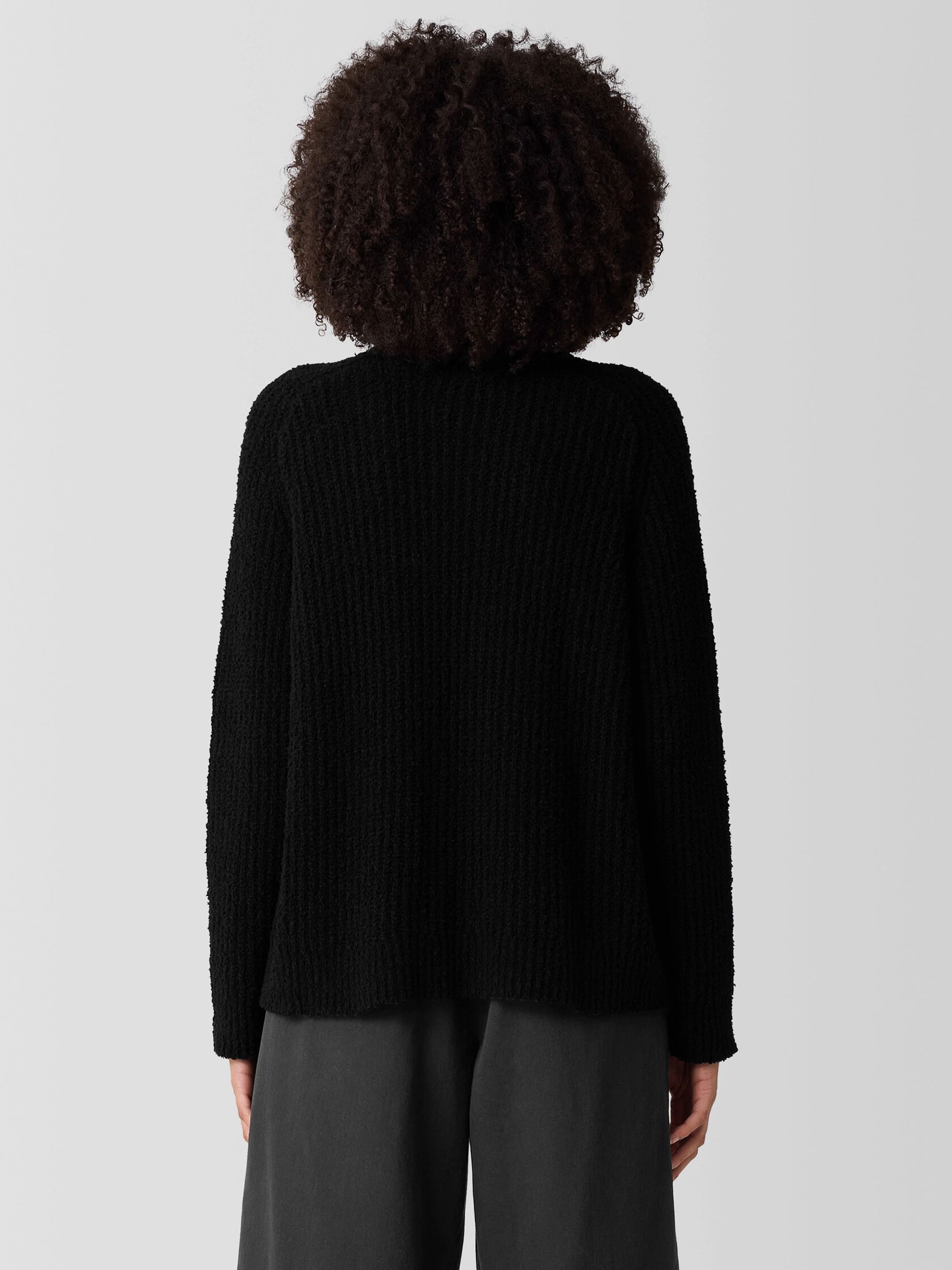 Cotton Fluff Crew Neck Top
