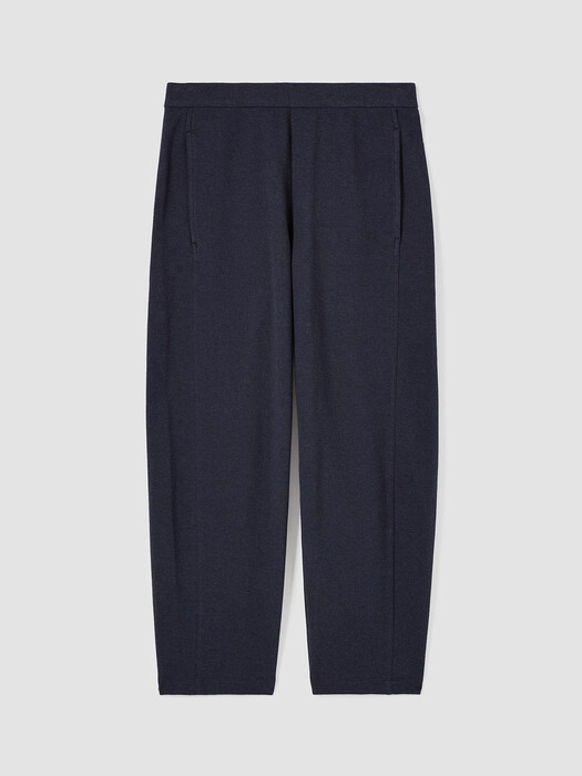 Organic Cotton Melange Crepe Lantern Pant