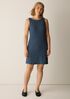 Bubble Jacquard Bateau Neck Dress