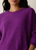 Organic Cotton Chenille Crew Neck Top