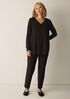 Washable Stretch Crepe Slim Pant