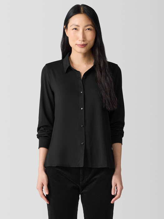 Fine Jersey Classic Collar Shirt